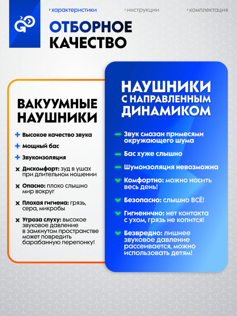 Беспроводные наушники GoGadget OpenAir