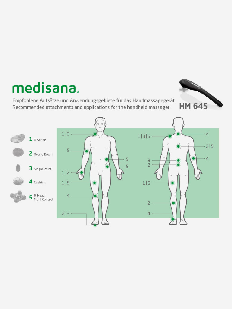 Ручной массажер для тела Medisana HM 645