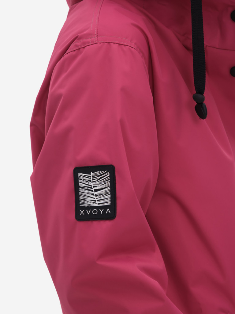 Плащ-дождевик мембранный розовый XVOYA