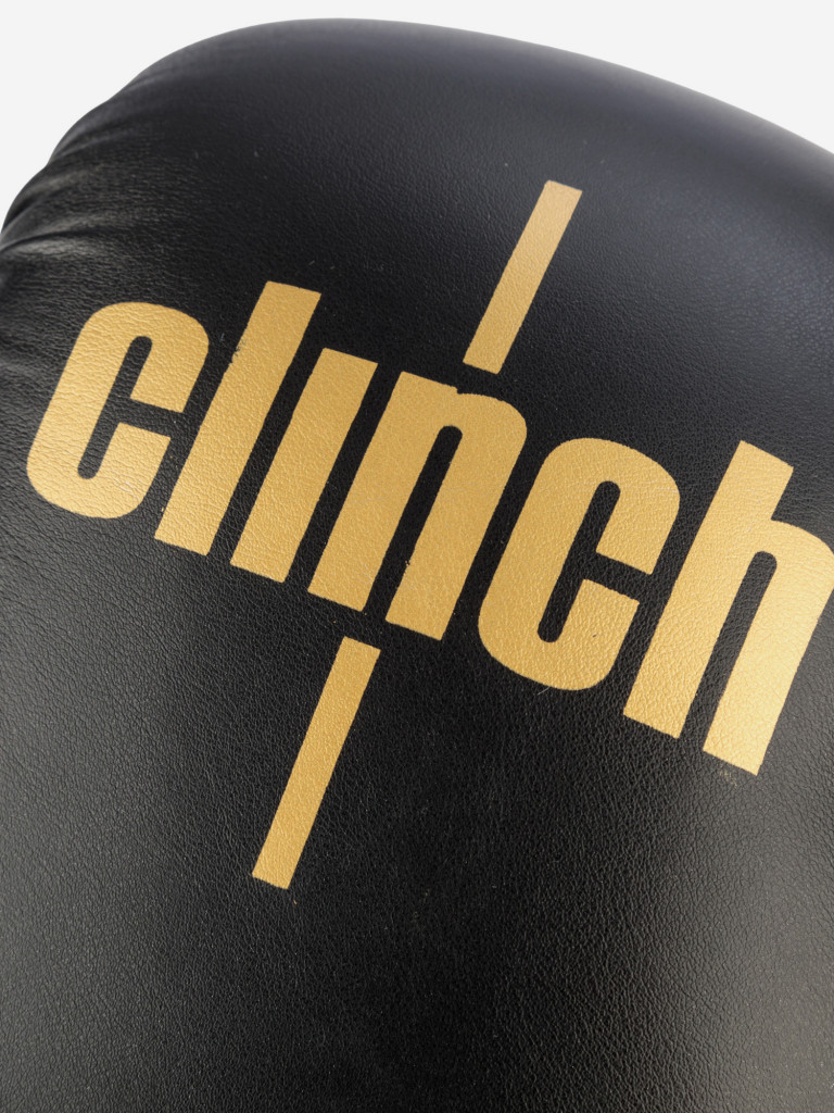 Перчатки боксерские Clinch Aero 2.0 черно-золотые
