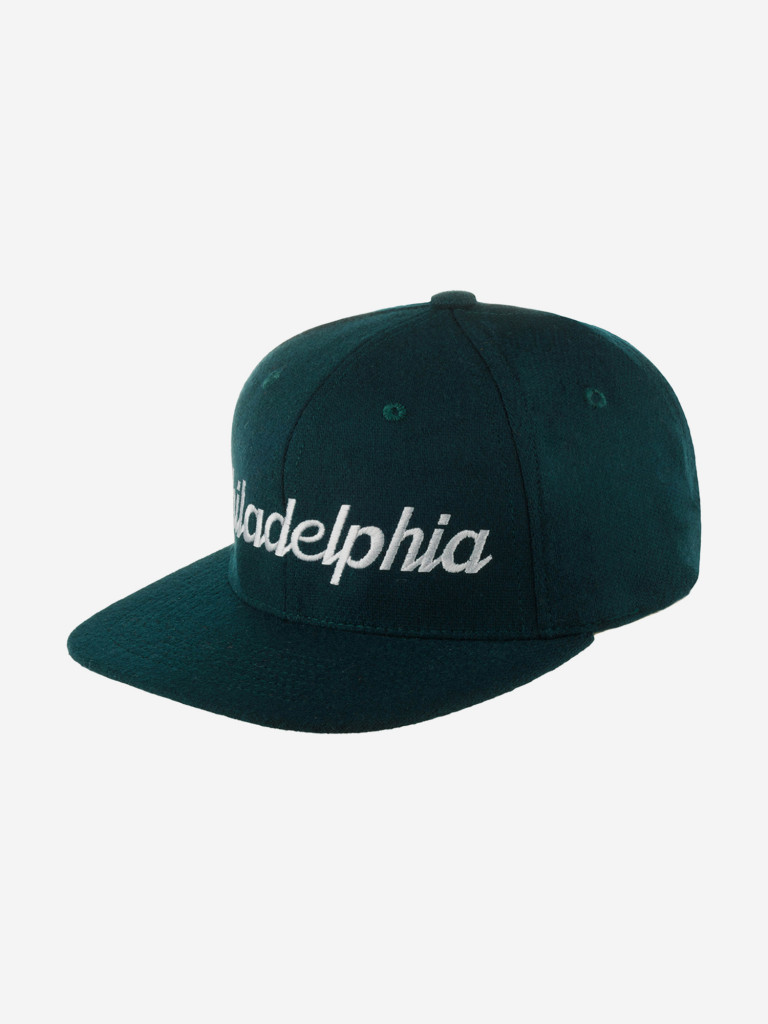 Бейсболка с прямым козырьком HOOD 100-MWL002-PA010-FR Philadelphia (зеленый)
