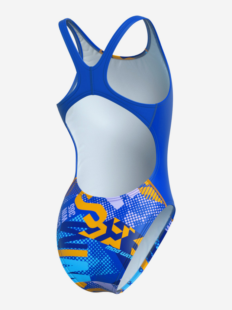 Юниорский купальник спортивный антихлор Mad Wave Salut Junior PBT A4