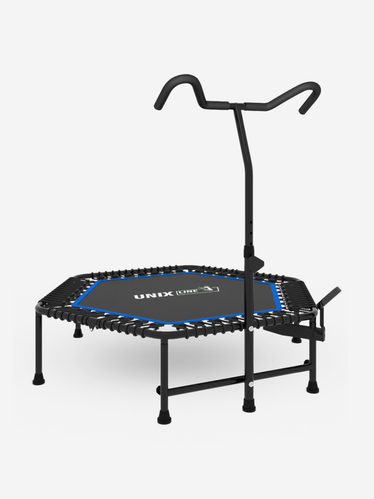 Батут спортивный для фитнеса и джампинга UNIX Line Fitness Pro 125 см, синий