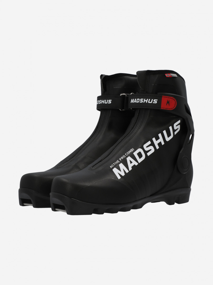 фото Ботинки для беговых лыж madshus active pro combi nnn, черный