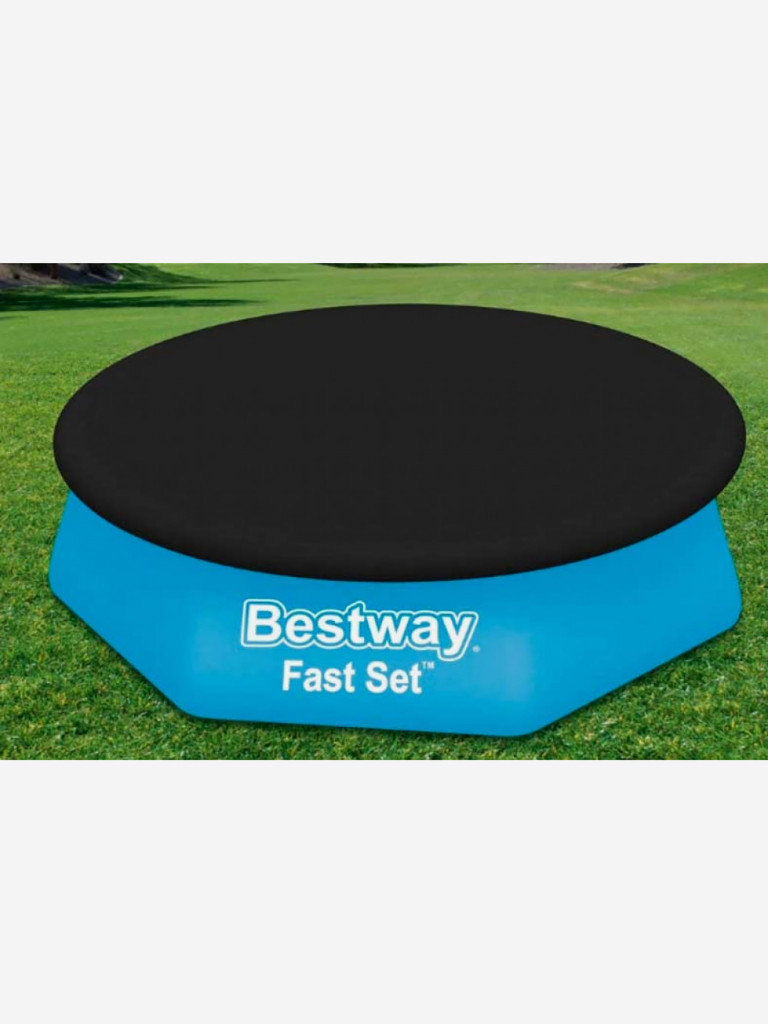 Тент для бассейнов с надувным бортом Bestway 58032 Fast Set 244 см (d 280 см)