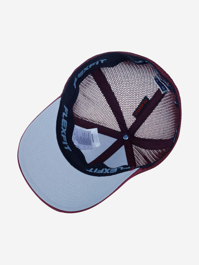 Бейсболка с сеточкой FLEXFIT 6511 (малиновый)