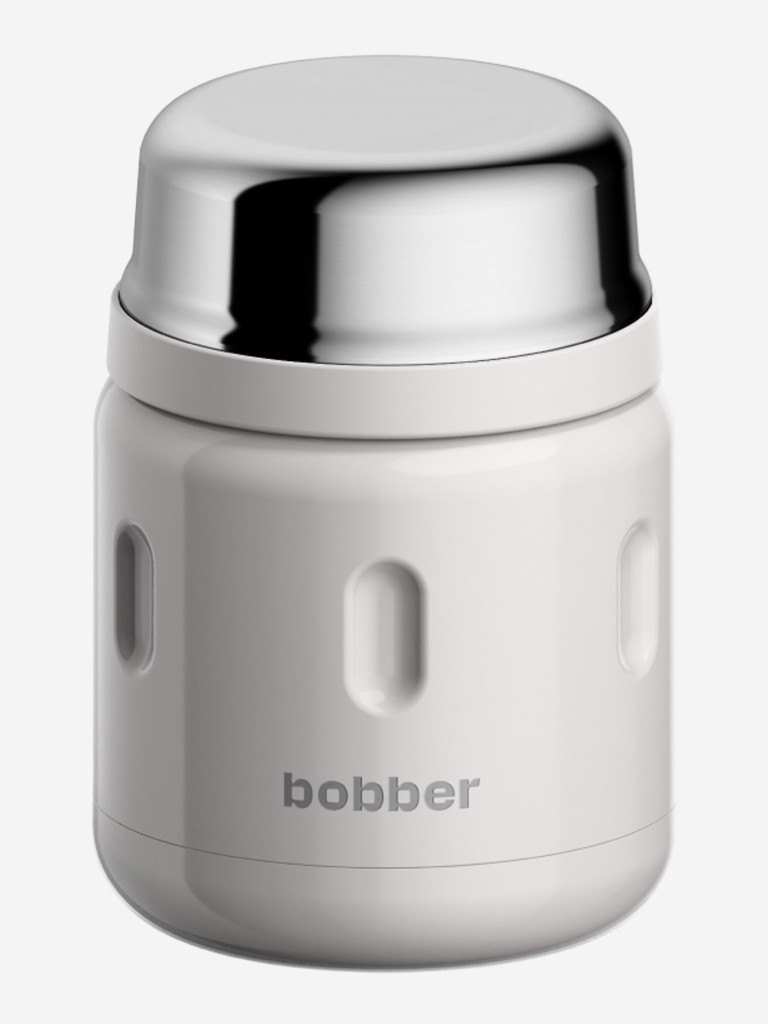 Термос вакуумный для еды BOBBER Jerrycan 470 мл, тепло до 10 часов, серый
