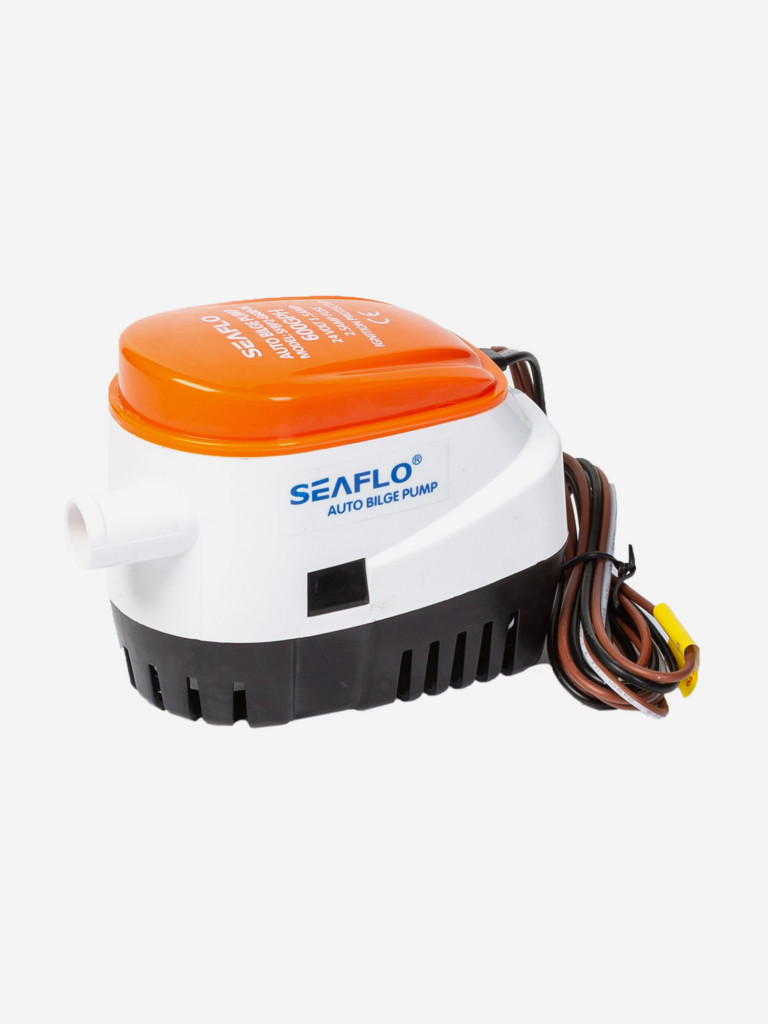 Помпа водооткачивающая автоматическая SeaFlo 24V, 600 галлон/час, трюмная, патрубок 19 мм
