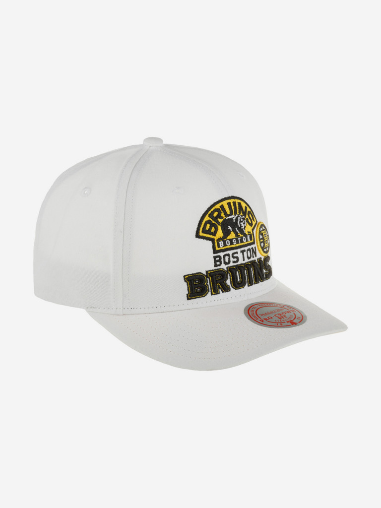 Бейсболка MITCHELL NESS HHSS5758-BBNYYPPPWHIT Boston Bruins NHL (белый)