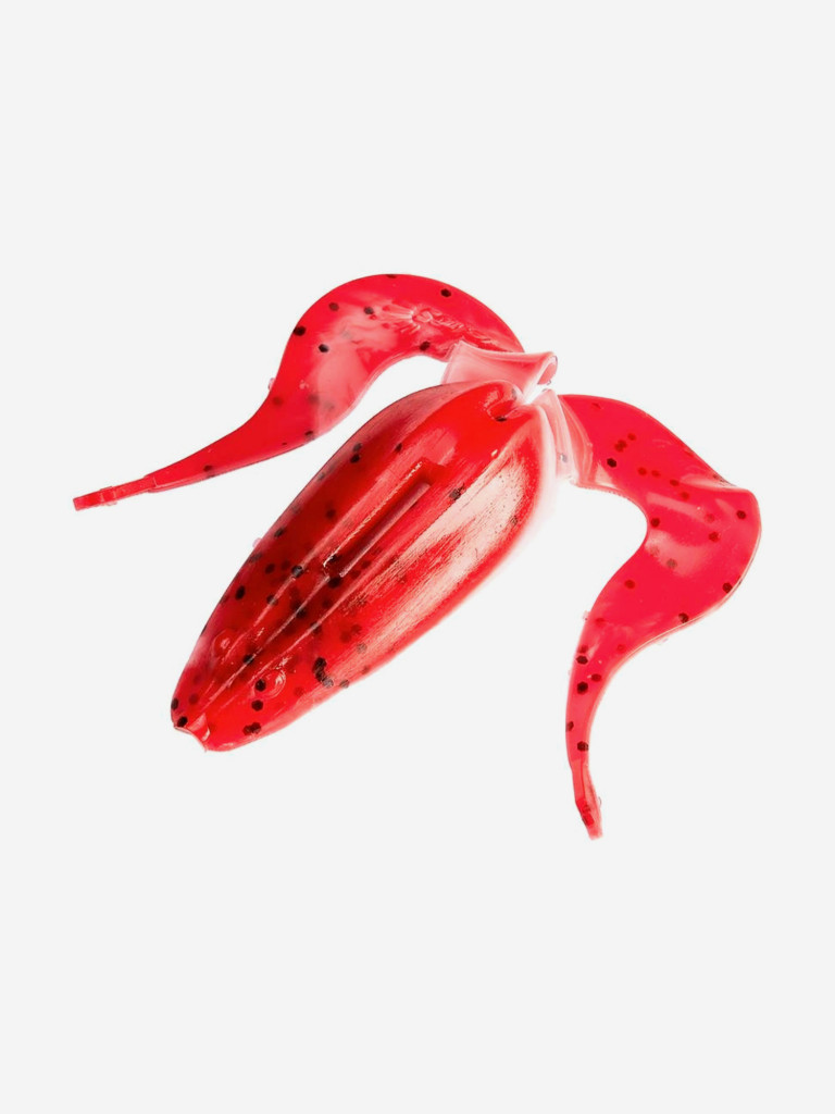 Мягкая приманка лягушка Helios Frog, 2,56" / 6,5 см, Red & White, 20 штук (HS-21-003-N-20)