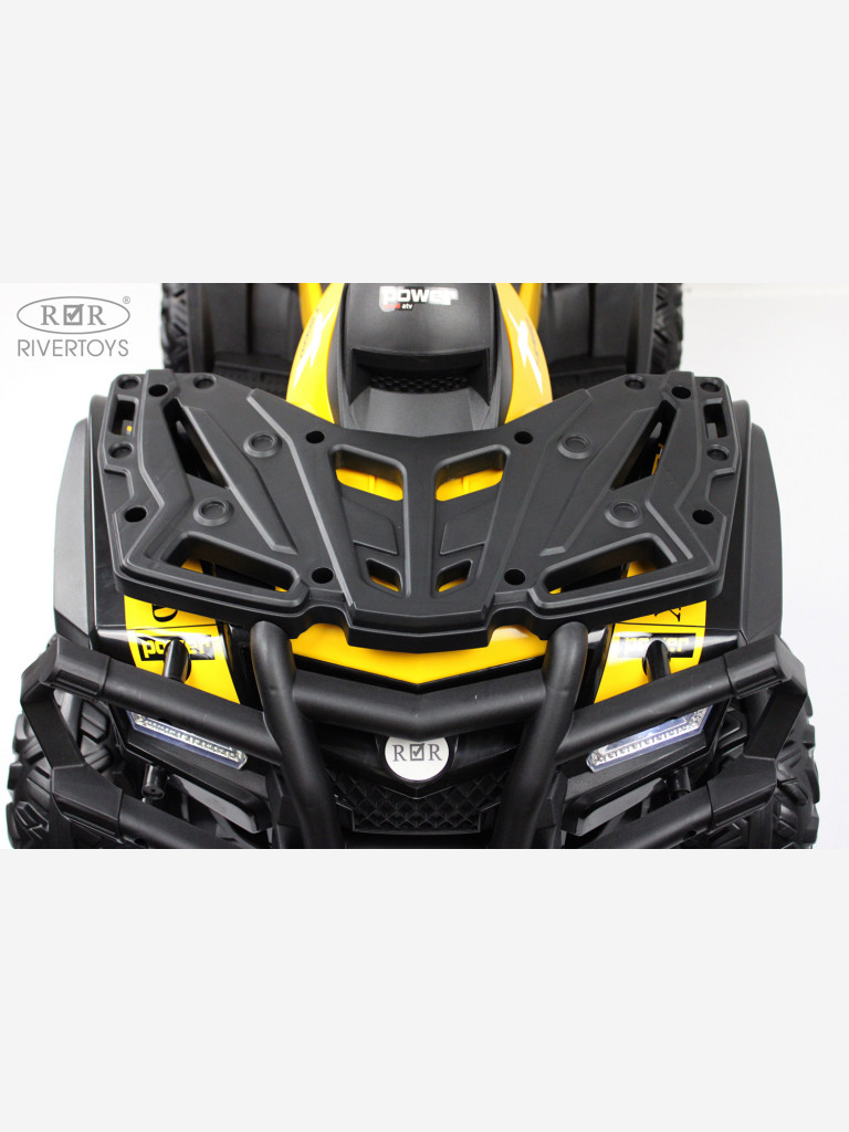 Детский электроквадроцикл RIVERTOYS T001TT 4WD желтый