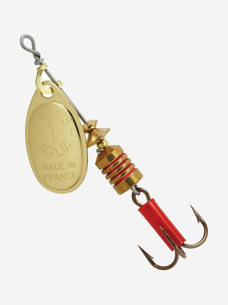 Блесна для рыбалки вертушка Mepps AGLIA 1, Gold, комплект из 5 штук