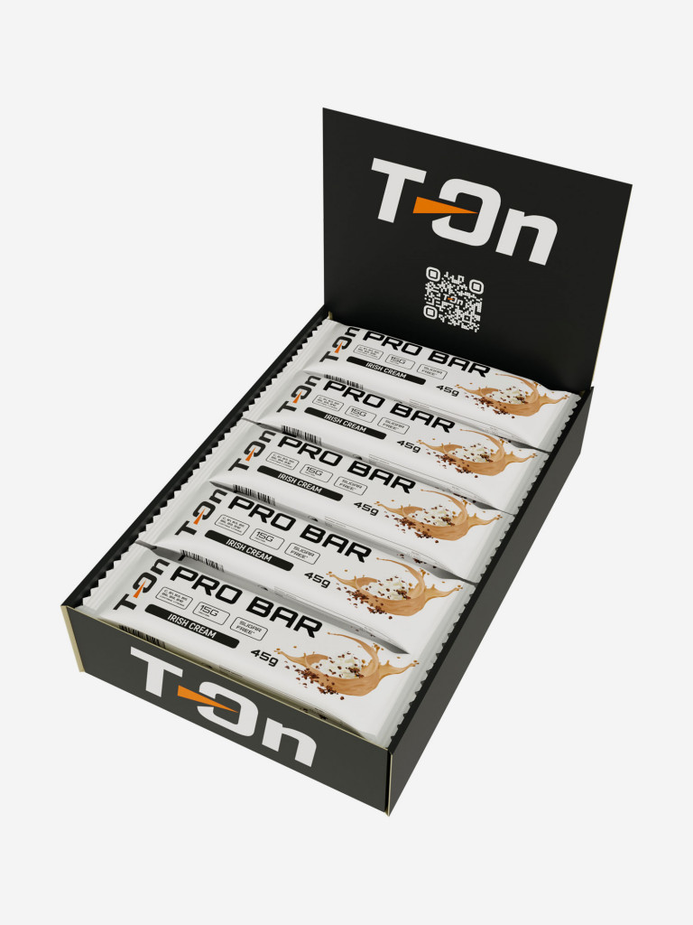 Протеиновые батончики T-ON PRO BAR / Айриш крим 15 шт по 45 г