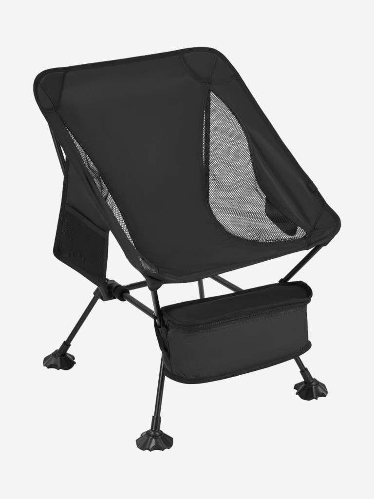 Кресло складное 2406 ULTRALIGHT SQUARE TALL CHAIR, черный
