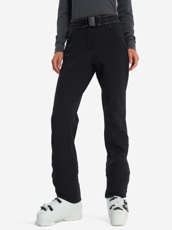 Брюки софтшелл женские Glissade арт. 138457 черный цвет — купить за 6999 руб., отзывы в интернет-магазине Спортмастер