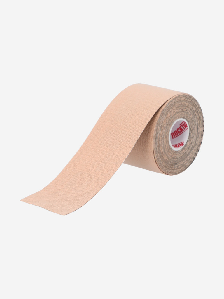 Кинезиотейп Rocktape H20 5 см х 5 м, бежевый