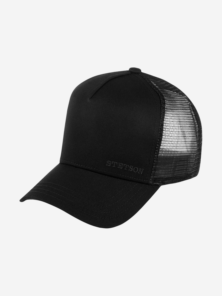 Бейсболка с сеточкой STETSON 7751179 TRUCKER CAP COTTON (черный)