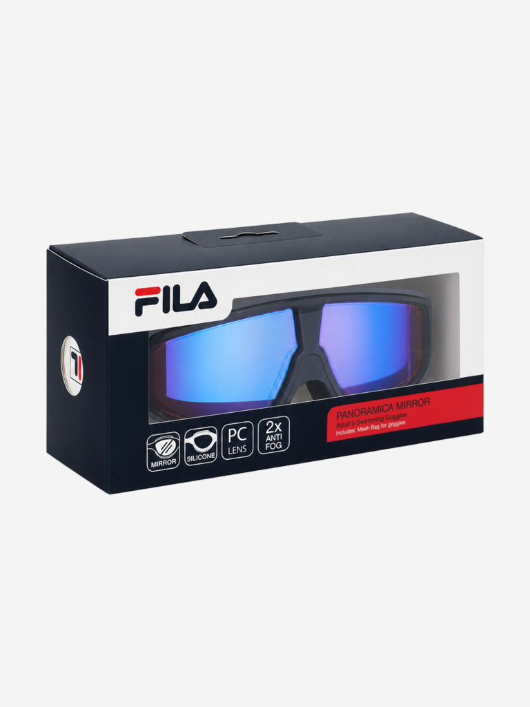 Полумаска для плавания FILA Panoramica Mirror