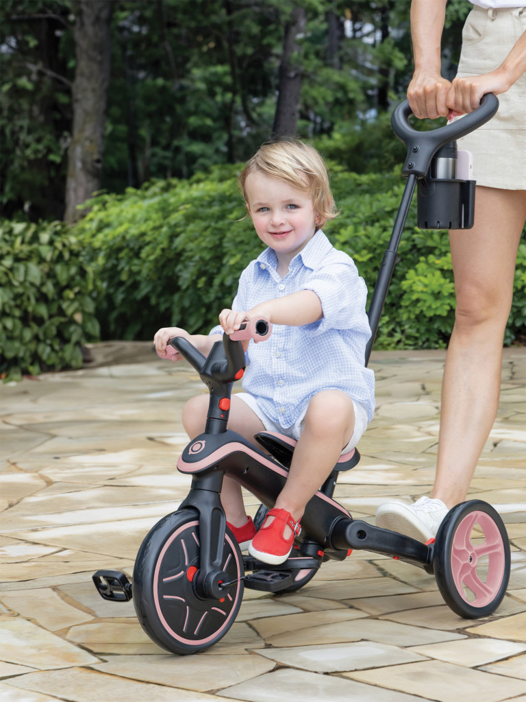 Трехколесный велосипед-беговел Globber EXPLORER TRIKE FOLDABLE (4в1)