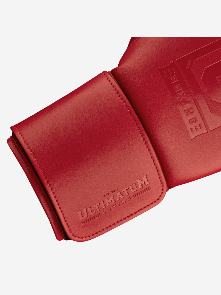 Тренировочные перчатки на липучке ULTIMATUM BOXING GEN7EVO-HTN RUBY RED