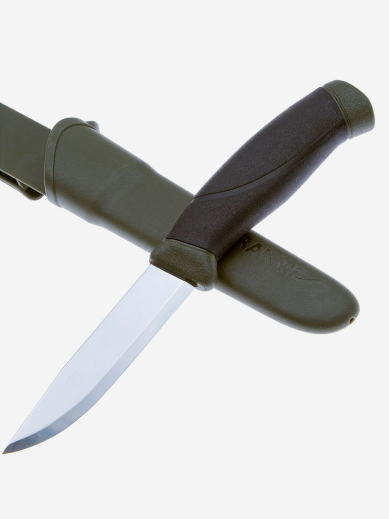 Нож охотничий Morakniv Companion тактический, туристический, углеродистая сталь, клинок 104 мм