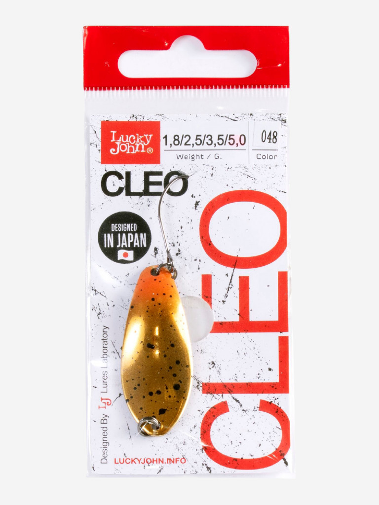 Блесна колеблющаяся Lucky John CLEO, колебалка LJCL50-048 длиной 41 мм, вес 5 г