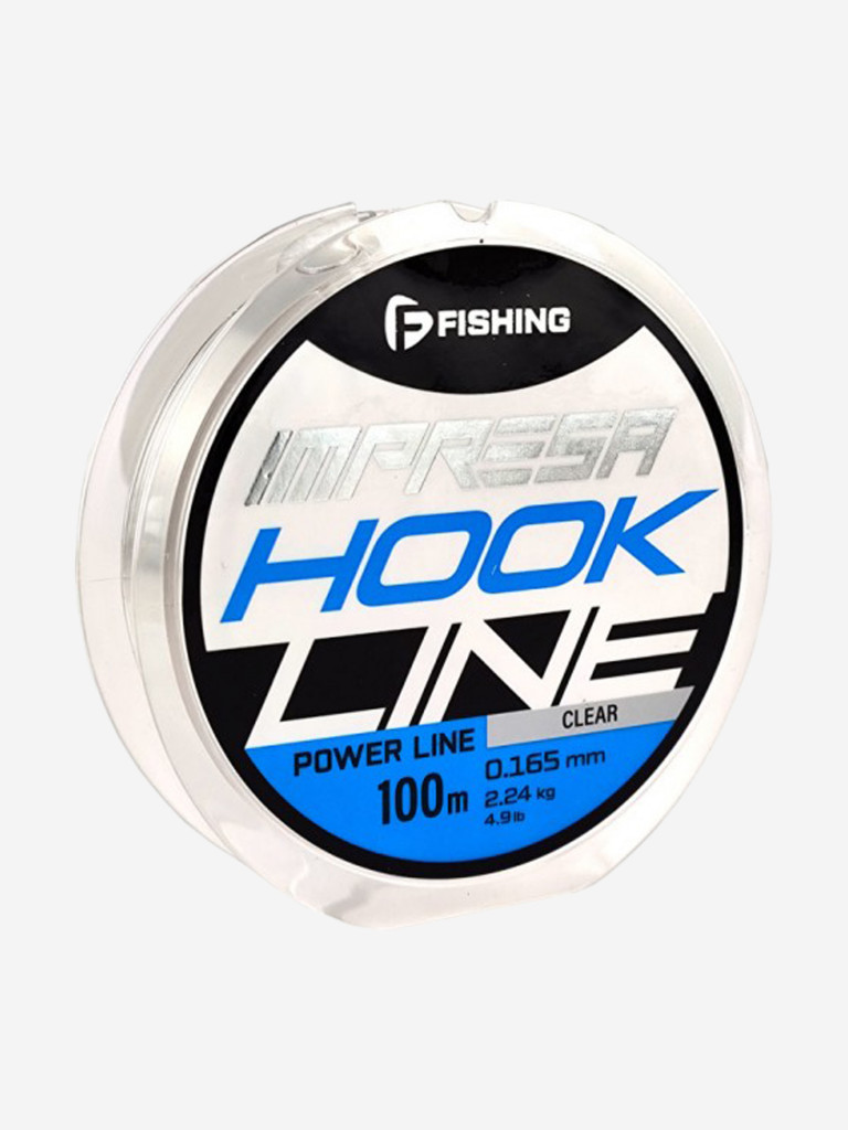 Леска F-FISHING Impresa Hook Line Clear 100м 0,165мм 2,24кг/4,9lb