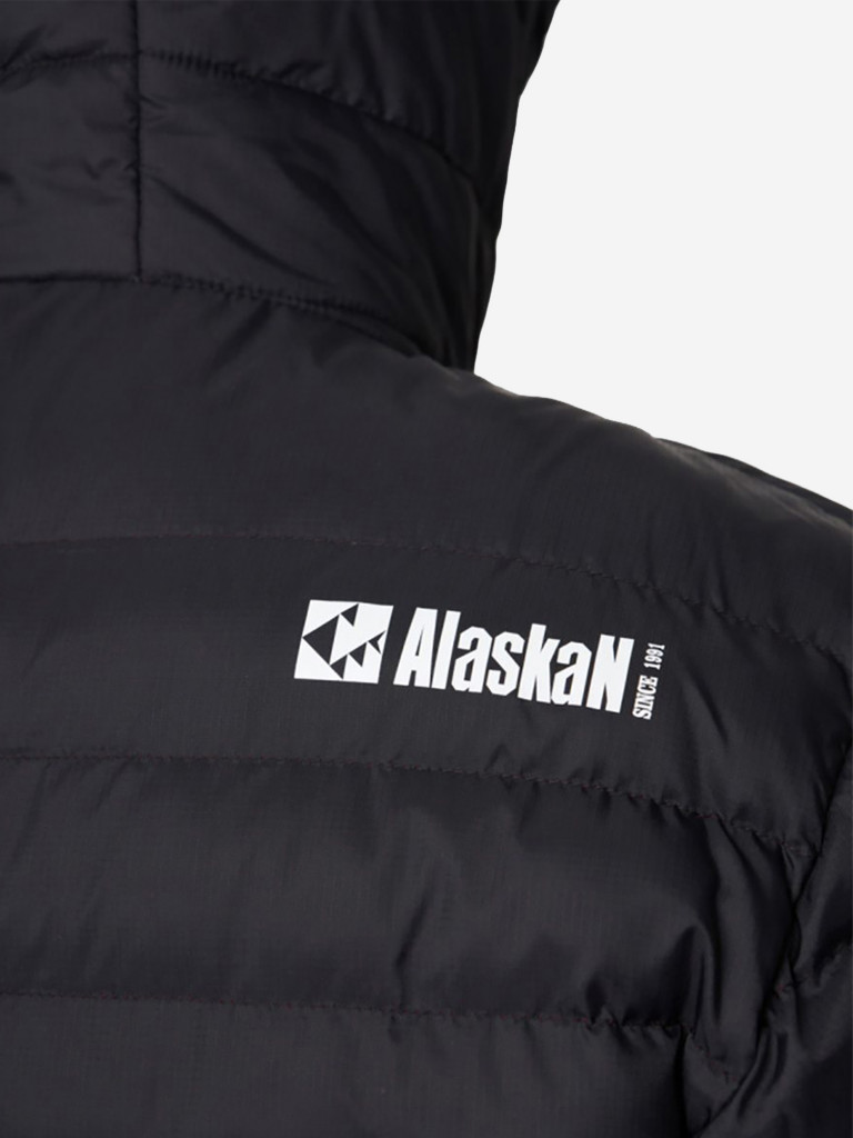 Куртка мужская Alaskan Juneau утепленная стеганая черный /красный для рыбалки и охоты