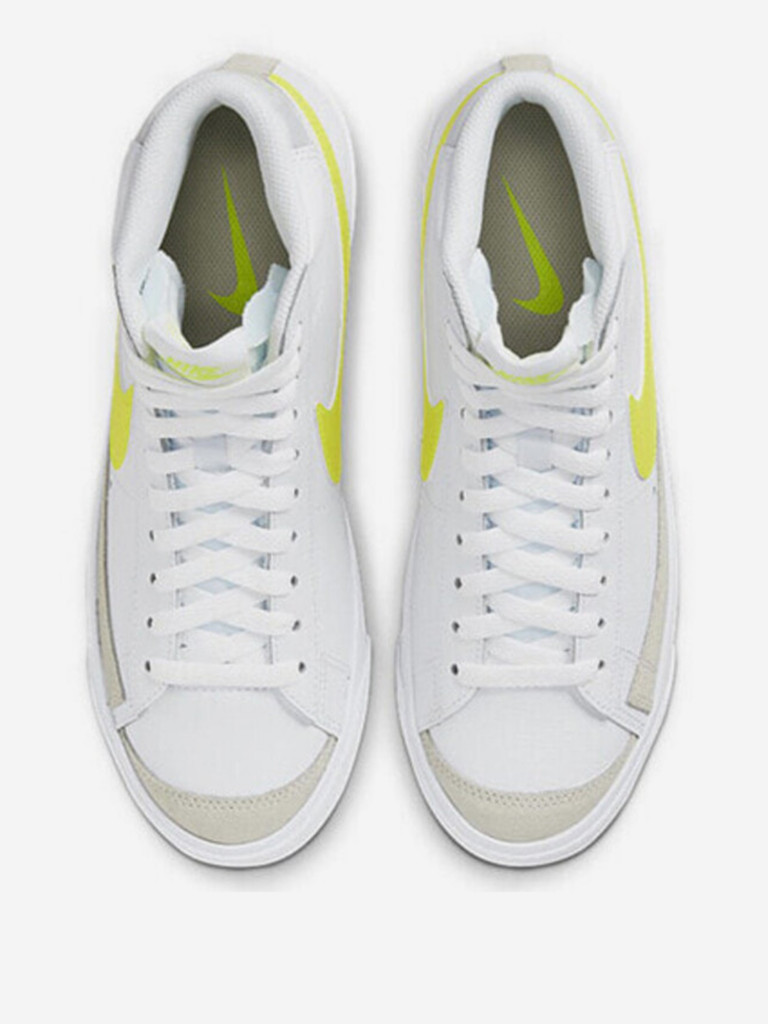 Кеды высокие женские Nike Blazer Mid 77 Lemon Venom