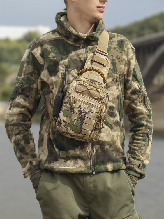 Сумка тактическая через плечо 6 литров