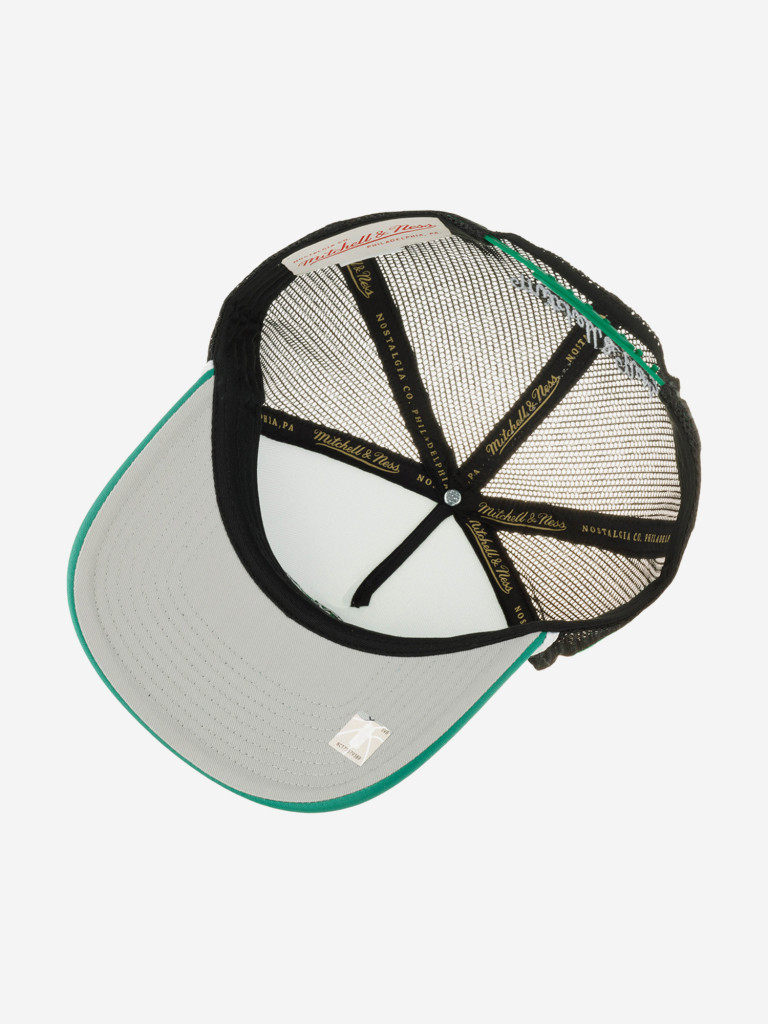 Бейсболка с сеточкой MITCHELL NESS HT8363-BCEWHIT Boston Celtics NBA (белый)