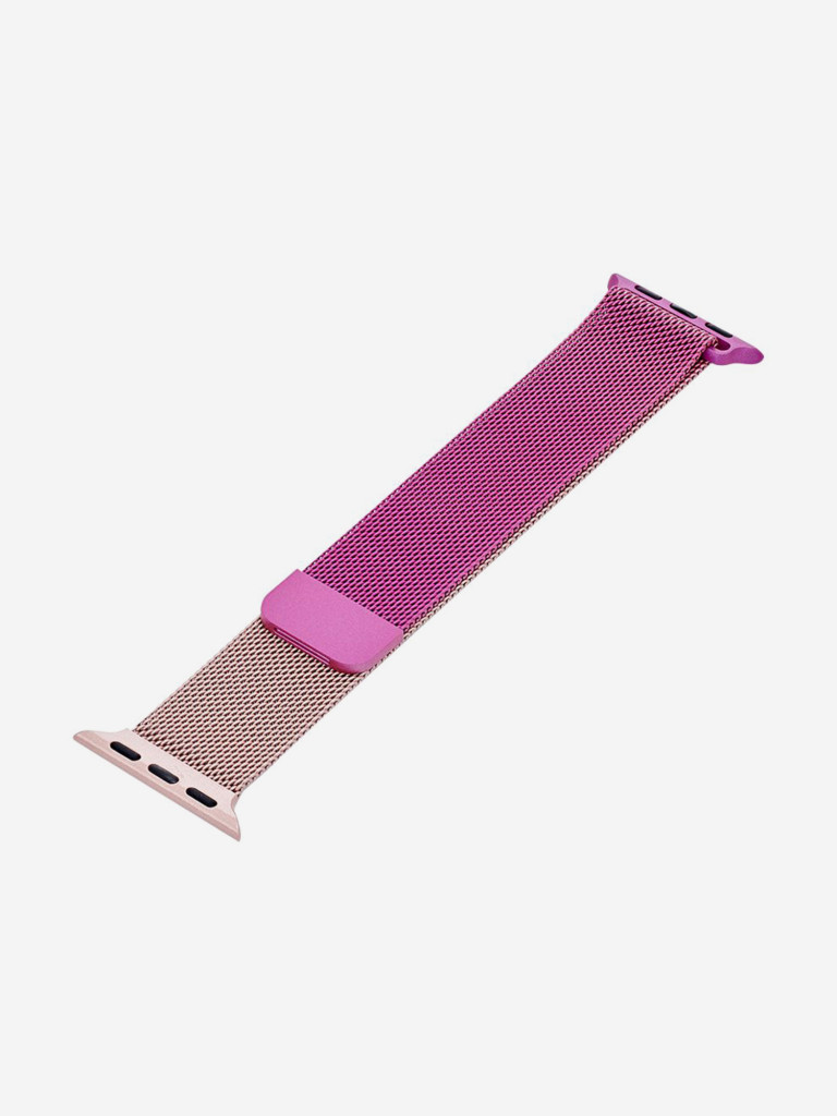 Ремешок для часов Apple Watch 41/40/38 mm Mutural Оригинал, ультралегкий металлический на магните — фиолетово-розовый