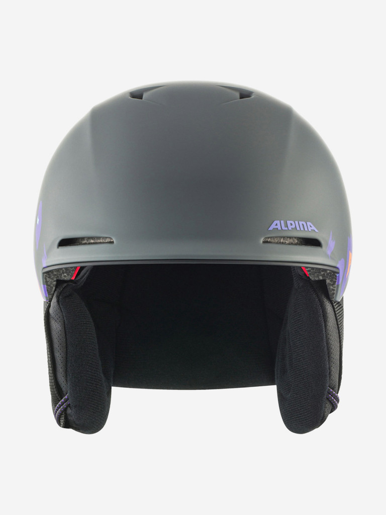 Горнолыжный шлем Alpina Brix Junior Midnight-Grey Leo Matt