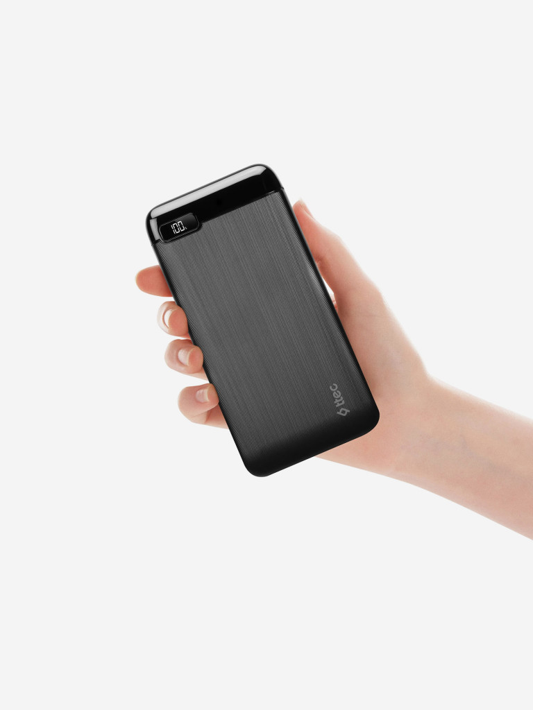 Внешний аккумулятор TTEC PowerSlim LCD PD 20000 mAh 20W Powerbank With USB-C Input/Output. Цве: черный