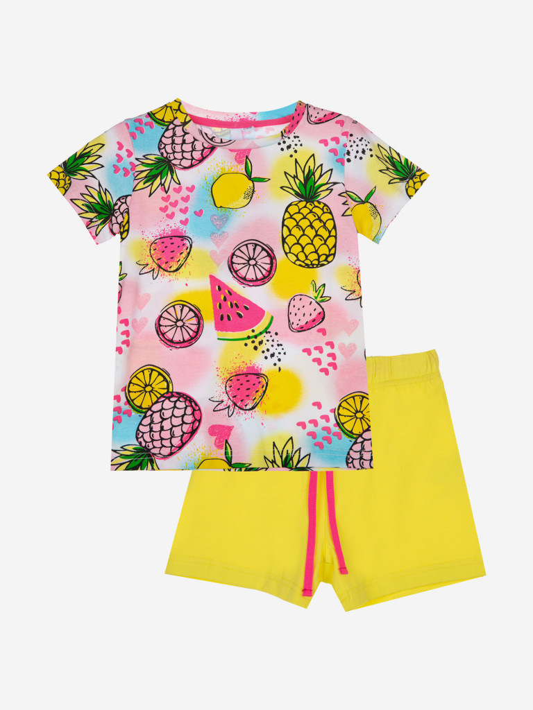 Комплект Playtoday для девочек: футболка, шорты