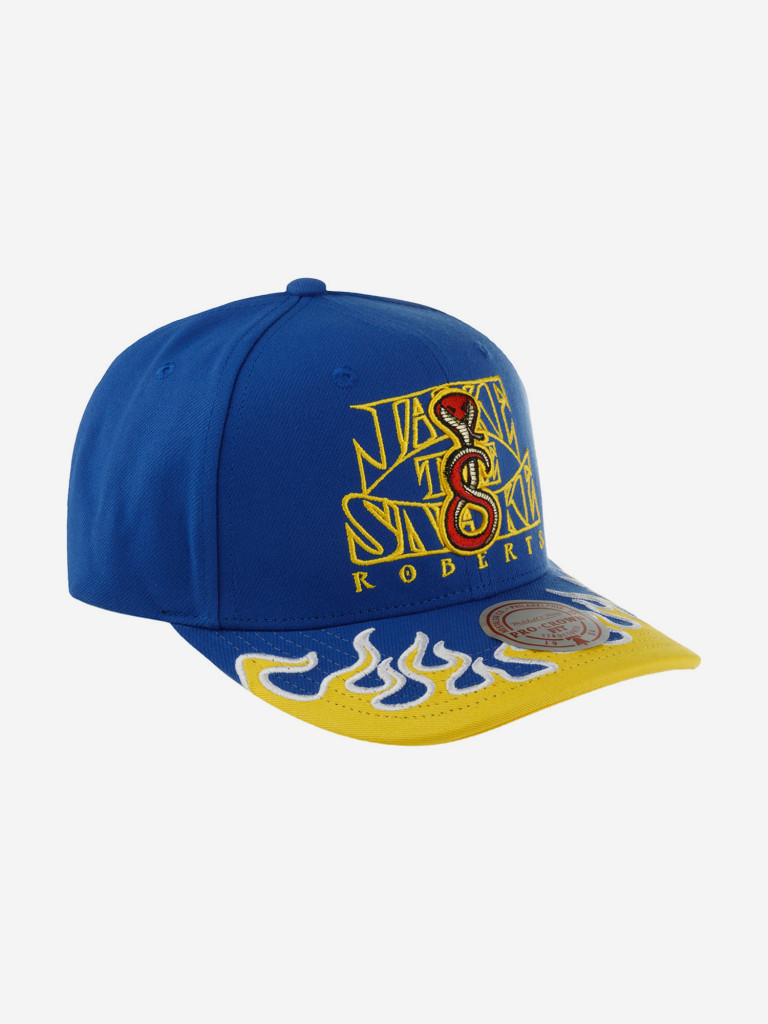 Бейсболка MITCHELL NESS HP8264-TTTBLUE Jake The Snake WWE (синий)