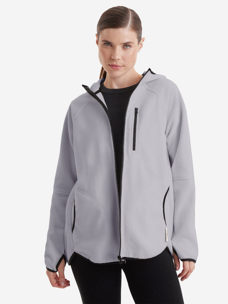 Толстовка женская с капюшоном oversize PointHit флисовая кофта