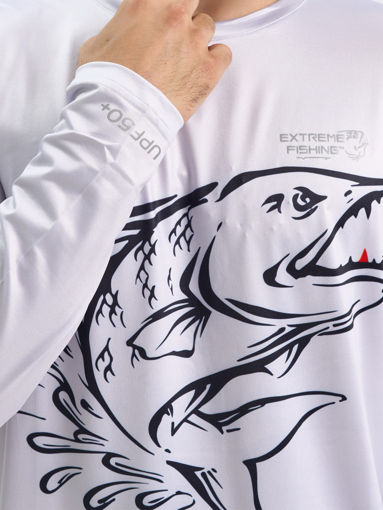 Лонгслив мужской Extreme Fishing OBS-G504 с защитой от солнца UPF50+ для рыбалки