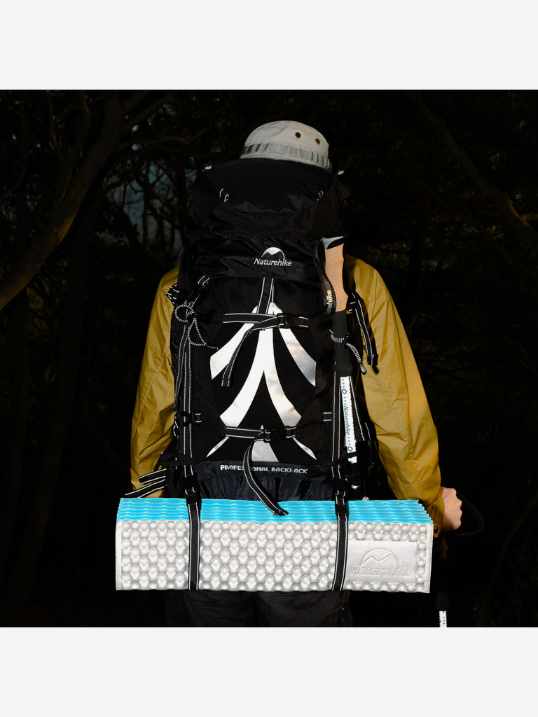 Туристический рюкзак Naturehike Discovery 70 L черный новая версия