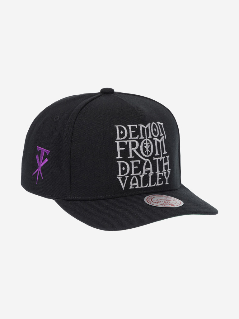 Бейсболка MITCHELL NESS HP13232-TTTBLCK Undertaker Statement Pro WWE (черный)