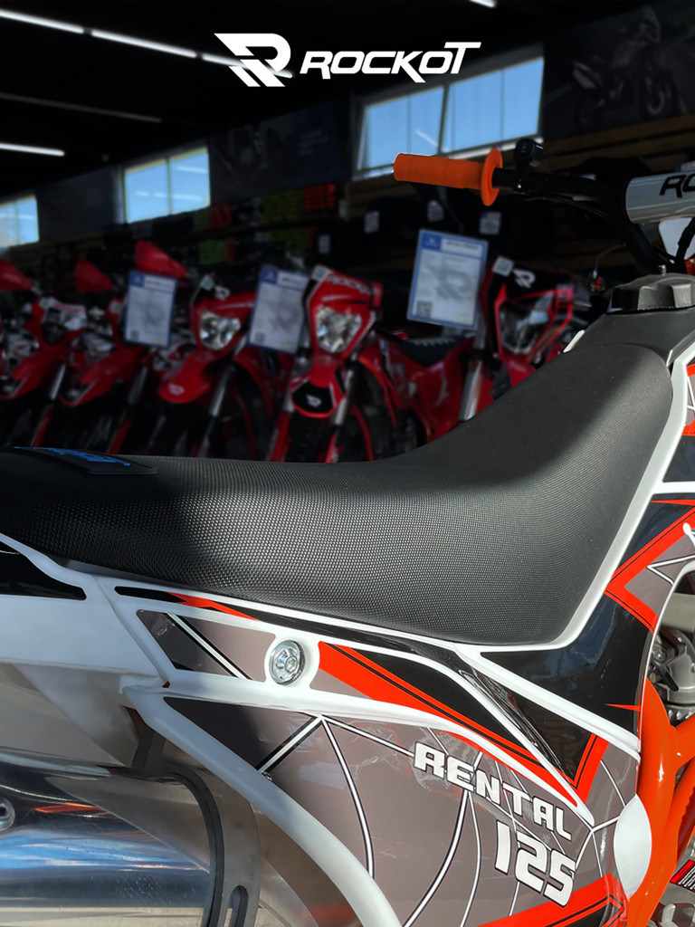 Питбайк ROCKOT RENTAL 125 Axis 2.0 (полуавтомат, без сцепления, эл. стартер, 17/14)