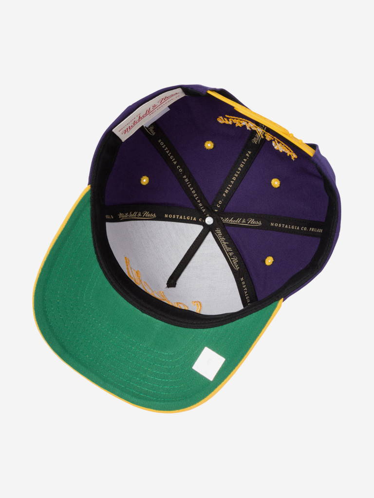 Бейсболка MITCHELL NESS HP9355-LALPURP Los Angeles Lakers NBA (фиолетовый)