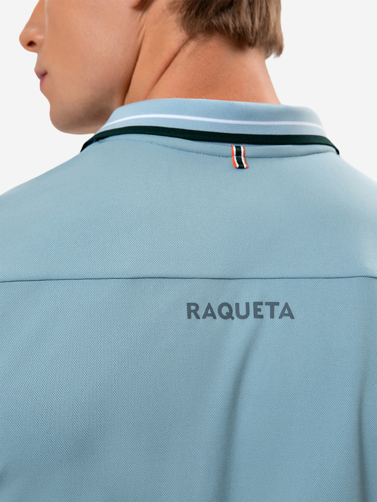 Поло мужское RAQUETA SPORT мужское Deporte, Dusty Blue