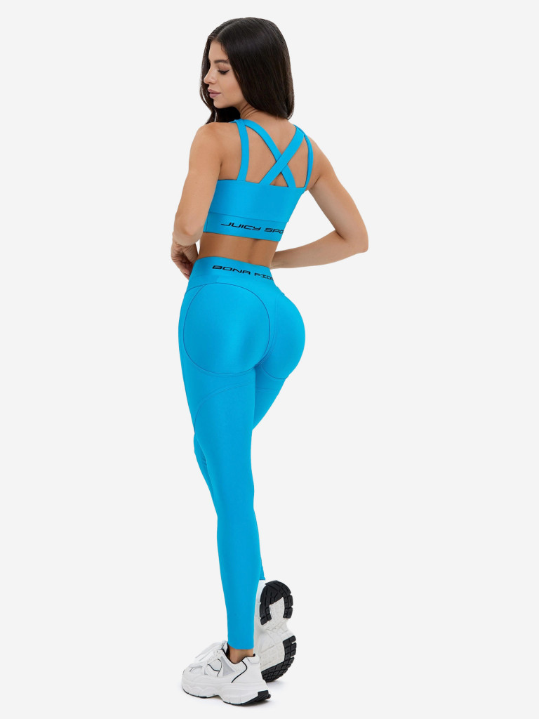 Спортивный топ Bona Fide: Heart CrushTop "Juicy Sky Blue"