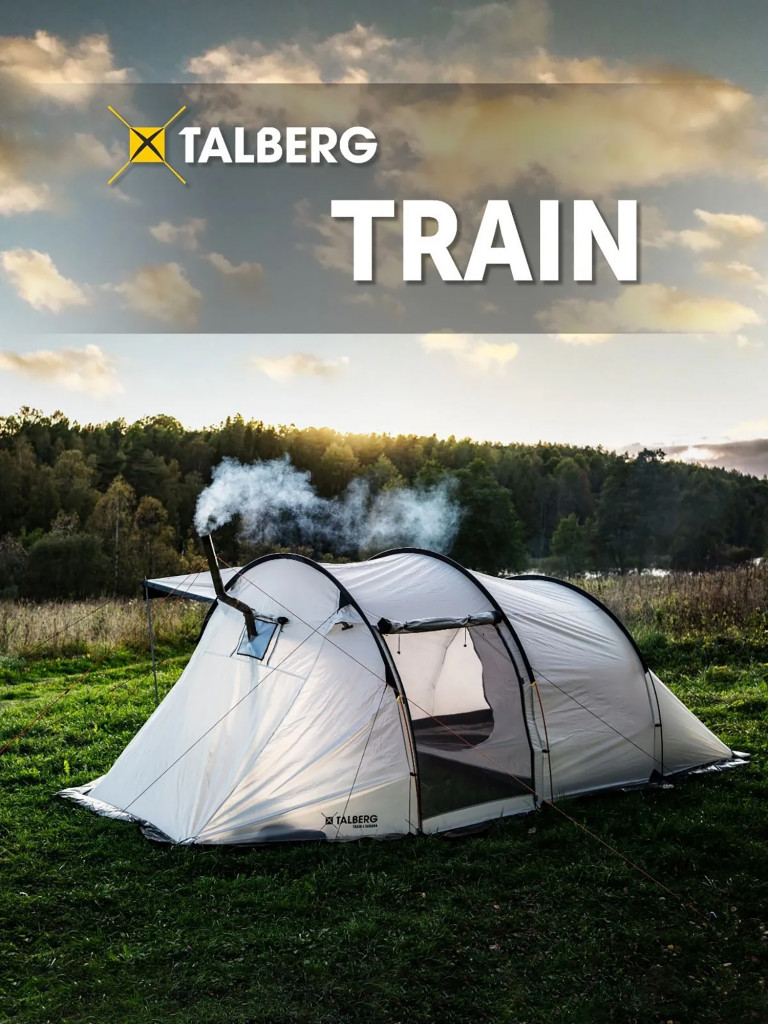 Палатка TRAIN 4 SAHARA Talberg (серый)