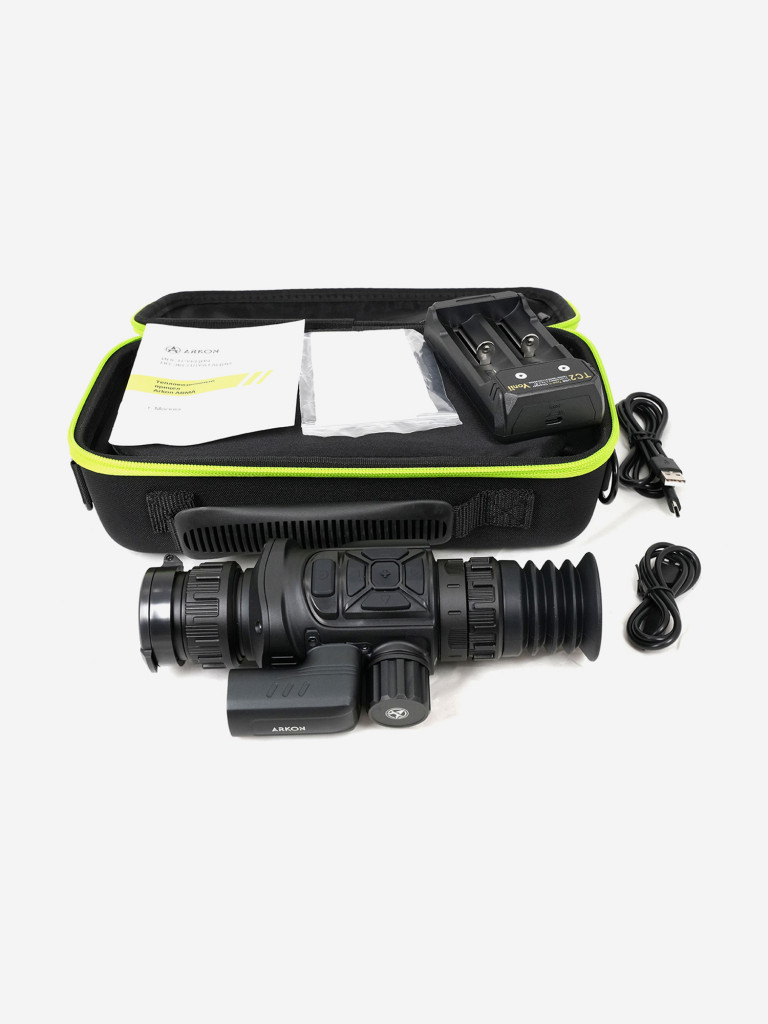 Тепловизионный прицел Arkon Arma LR35L с баллистическим калькулятором, 1200-1800м, zoom 3.1-24.8х, WiFi, VOx 384x288, OLED 1024х768