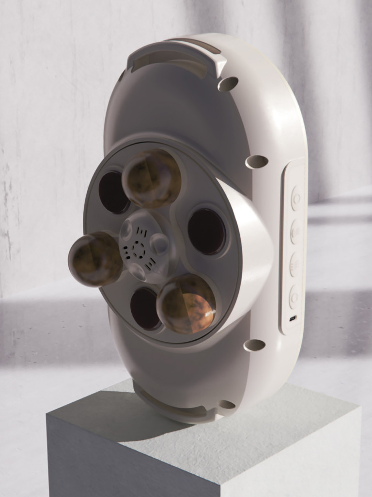 Вибромассажер для мышц кора и поясницы с функцией нагрева DFC VM-SQ-S1