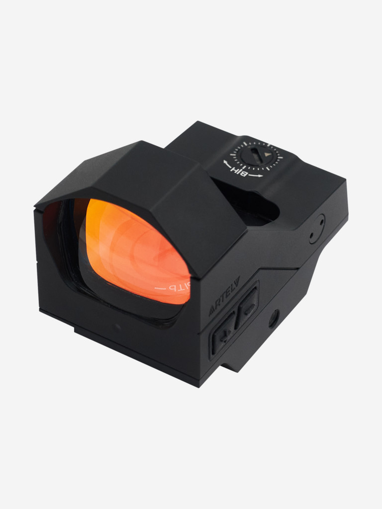 Коллиматорный прицел Artelv RDO 1x28 с подсветкой на планку Weaver, Picatinni для охоты, страйкбола, пневматики, пейнтбола