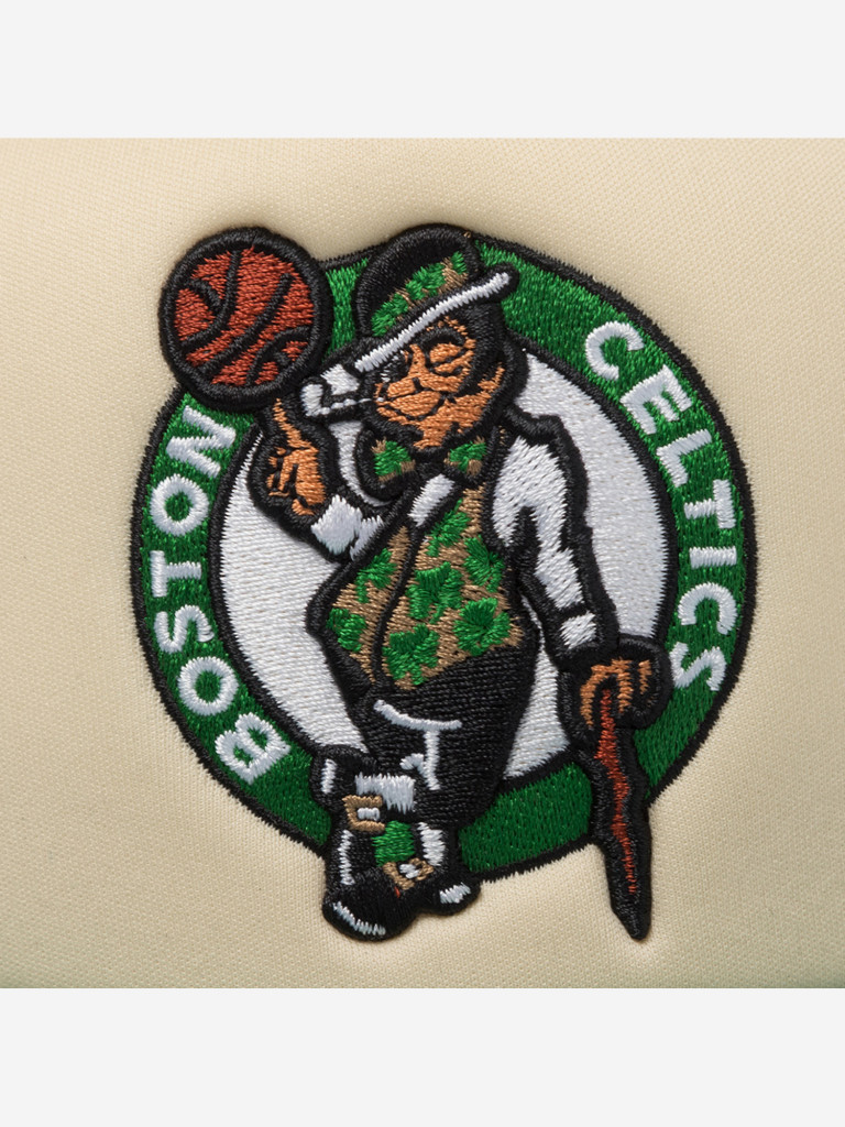 Бейсболка с сеточкой MITCHELL NESS HT12897-BCECREA Boston Celtics NBA