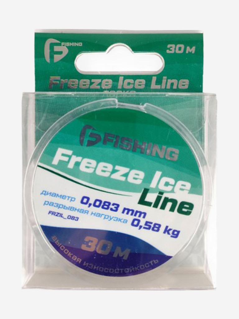 Леска F-FISHING Freeze Ice Line 30м 0,083мм 0,58кг